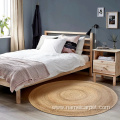 Wholesale woven straw bedside round rugs mats